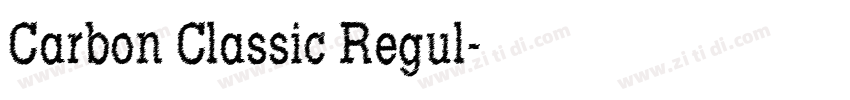 Carbon Classic Regul字体转换